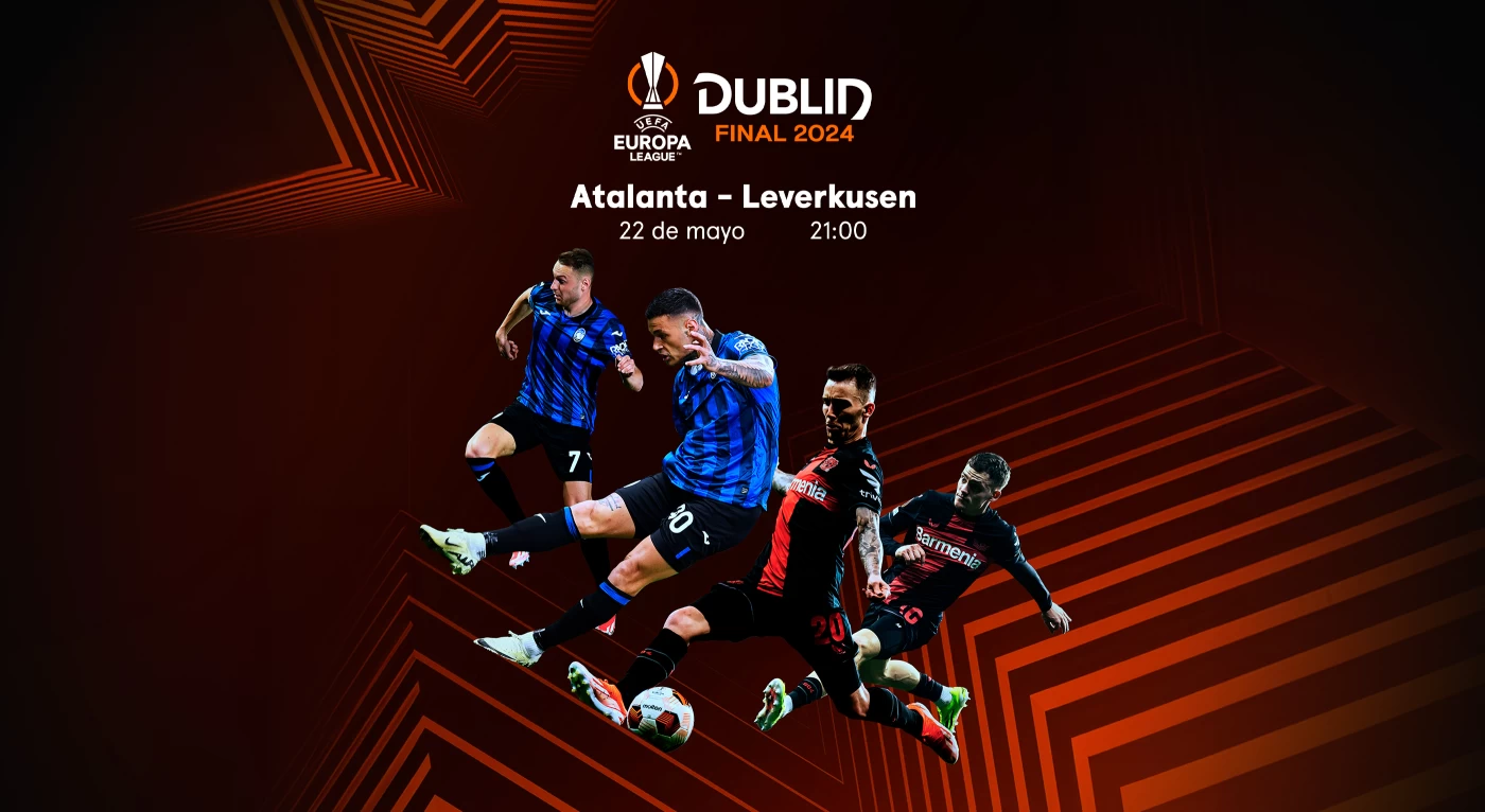 Europa League (Final) · Atalanta-Leverkusen, 22 may. en Movistar Plus+