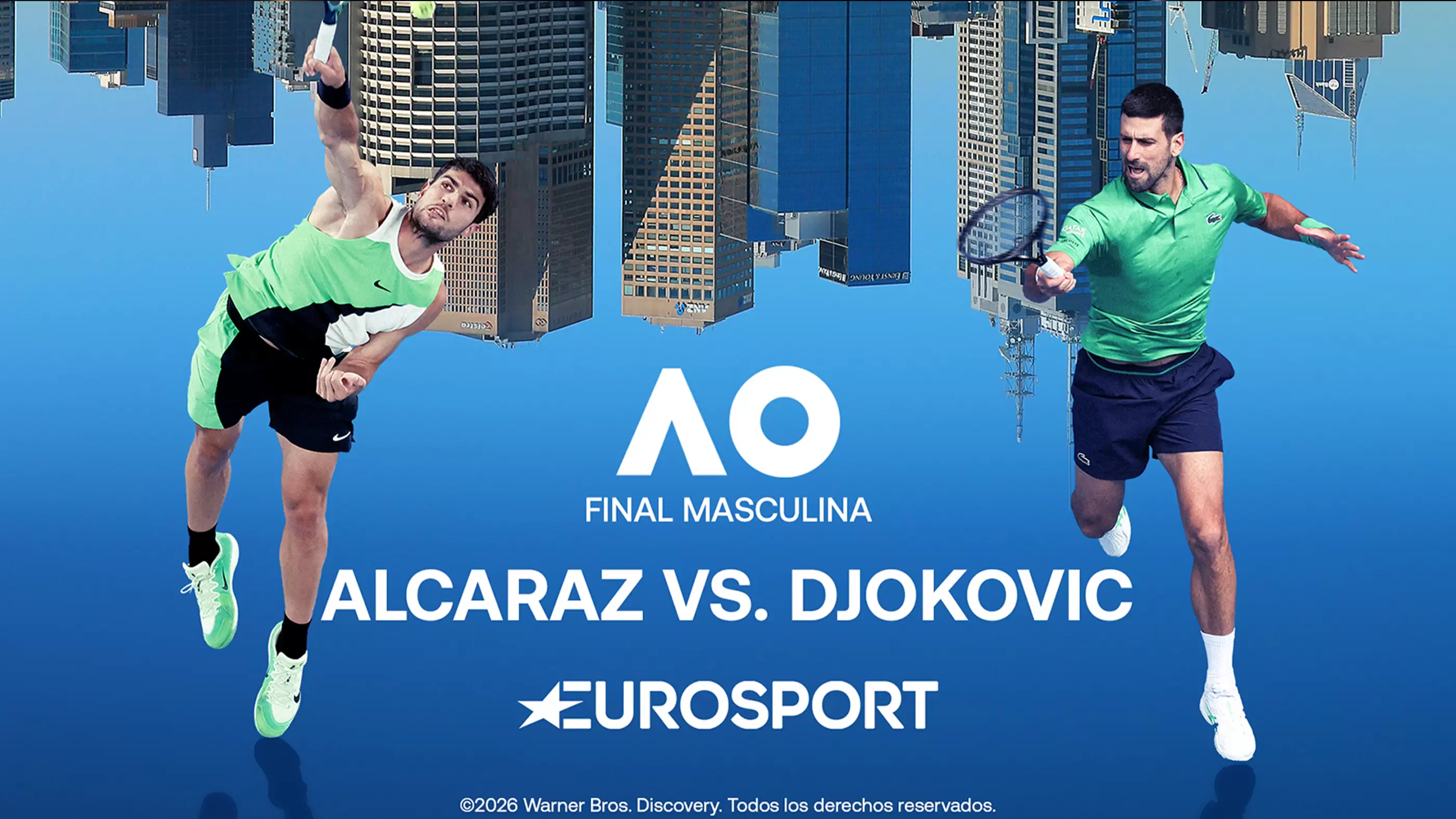 Open de Australia · Final, Alcaraz-Djokovic, 1 feb. en Movistar Plus+
