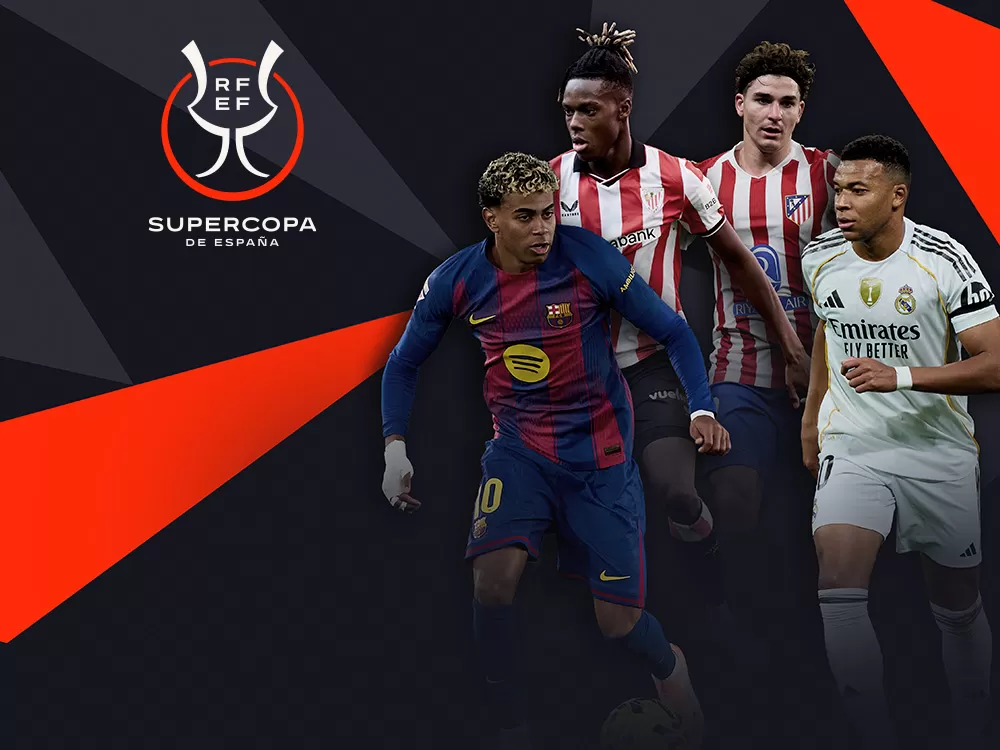 Fútbol · Final Supercopa de España, 11 ene. en Movistar Plus+
