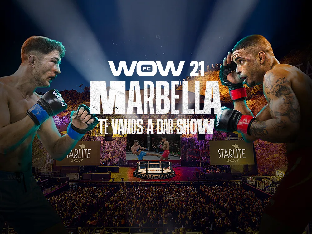 MMA · WOW 21 Marbella, 9 ago. en Movistar Plus+