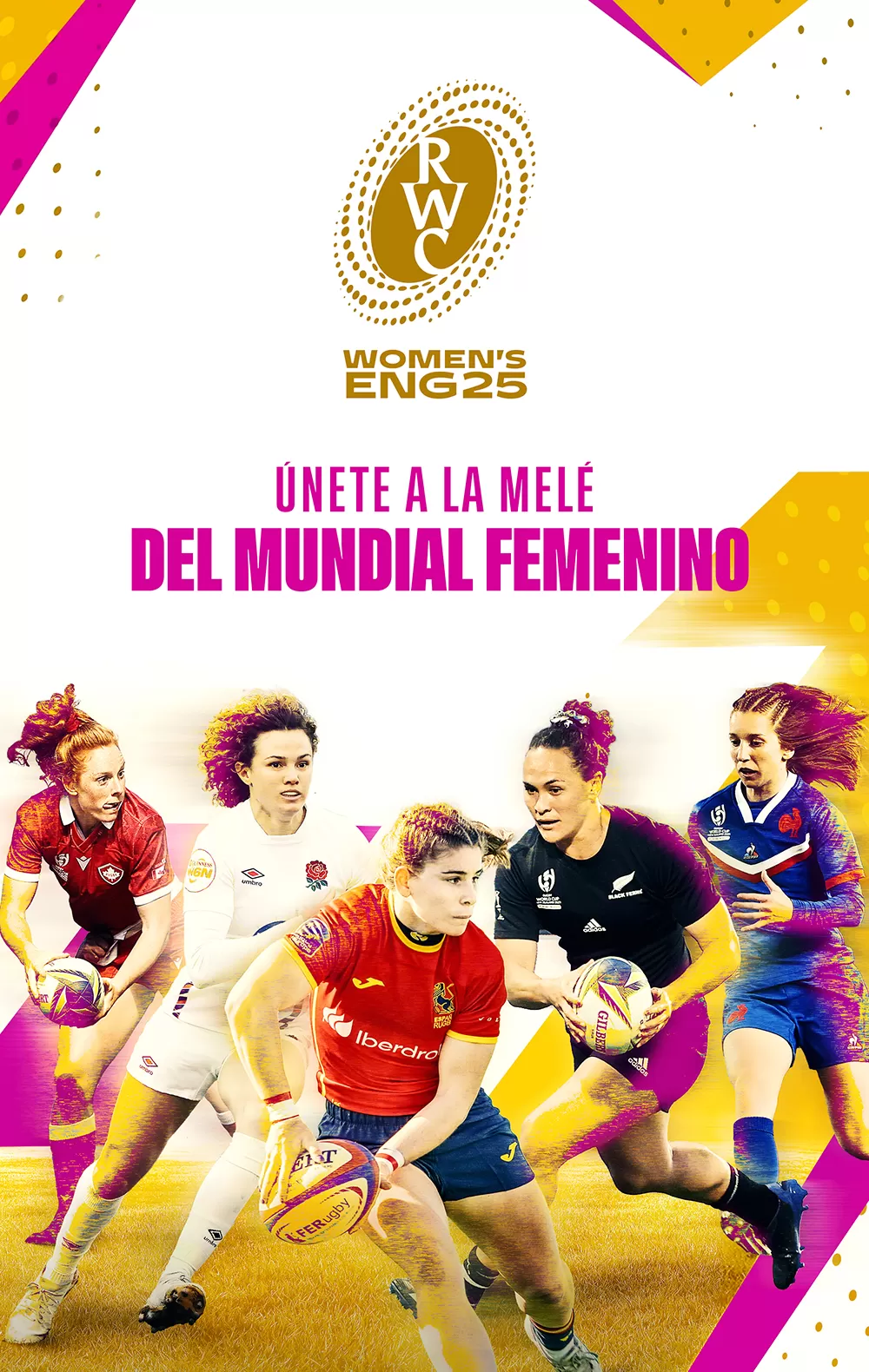 Rugby · Mundial femenino al completo en Movistar Plus+, 22 ago. al 27 sep.