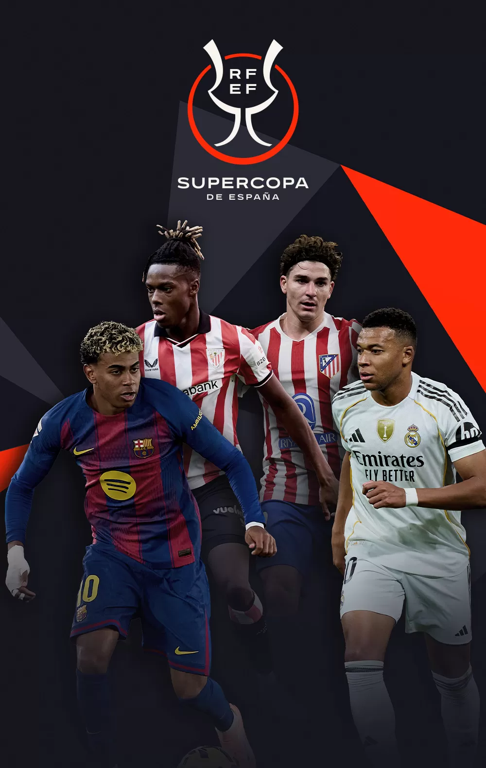 Fútbol · Final Supercopa de España, 11 ene. en Movistar Plus+