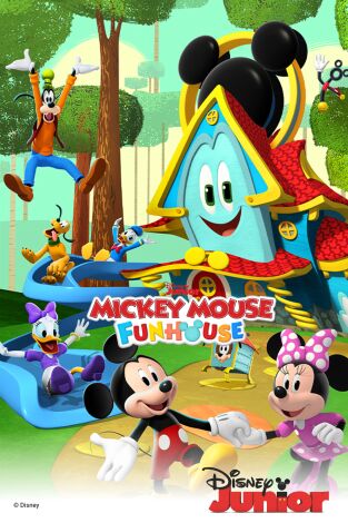 Disney Junior Mickey Mouse Funhouse. T(T1). Disney Junior... (T1): ¡El poderoso Goof! / Juegos en el mundo de los lápices de colores