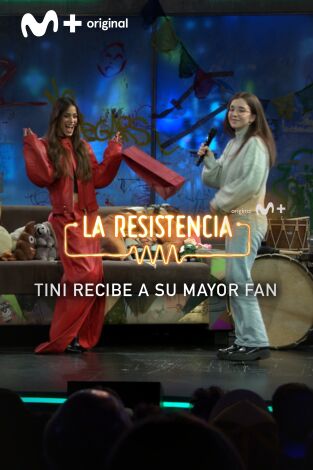 Lo + de las entrevistas de música. T(T6). Lo + de las... (T6): Tini recibe a su mayor fan - 7.3.2023