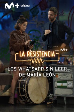 Lo + de las entrevistas de cine y televisión. T(T6). Lo + de las... (T6): Los whatsapp de María León - 2.5.2023