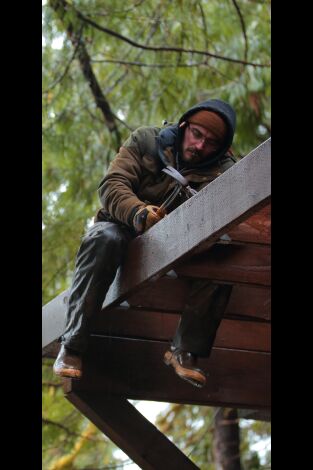 Construyendo Alaska. Construyendo Alaska: Ha sido un día duro