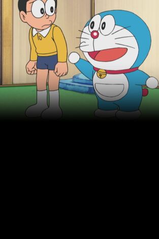 Doraemon, el gato cósmico. T(T1). Doraemon, el gato... (T1): Fotomontaje con caras / Las píldoras de la madre a distancia
