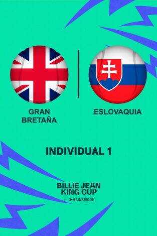 Billie Jean King Cup Finals. T(2024). Billie Jean King... (2024): Semifinal 2  Gran Bretaña - Eslovaquia Individual 1