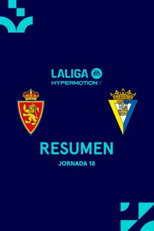 Jornada 18. Jornada 18: Zaragoza - Cádiz