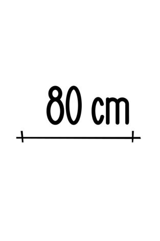 80 cm. T(T2). 80 cm (T2)