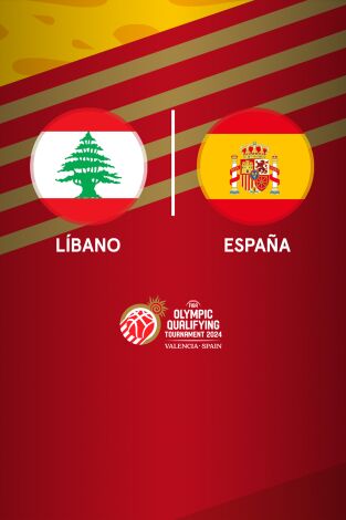 Preolímpico de baloncesto (M). T(2024). Preolímpico de... (2024): Líbano - España
