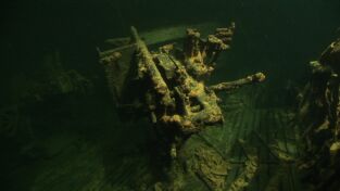 El submarino hundido de los nazis