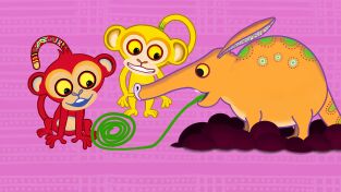 Cuentos de Tinga Tinga. T(T1). Cuentos de Tinga... (T1): ¿Por qué Oso Hormiguero tiene una lengua pegajosa?