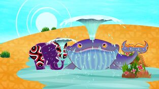 Cuentos de Tinga Tinga. T(T1). Cuentos de Tinga... (T1): ¿Por qué Ballena expulsa agua?