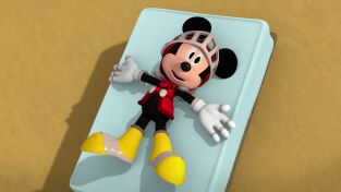 Disney Junior Mickey Mouse Funhouse. T(T1). Disney Junior... (T1): ¡Mickey el valiente!