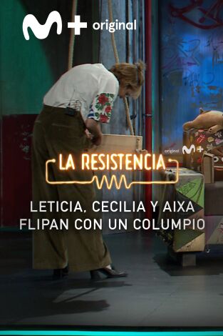 Lo + de las entrevistas de cine y televisión. T(T5). Lo + de las... (T5): Leticia, Celia y Aixa flipan con un columpio - 23.11.21