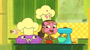 Home: Las aventuras de Tip y Oh. T(T1). Home: Las... (T1): Chistes internos/Una lección selvática