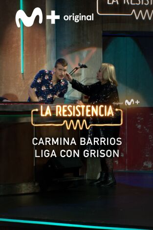Lo + de las entrevistas de cine y televisión. T(T6). Lo + de las... (T6): Carmina Barrios liga con Grison - 21.12.22