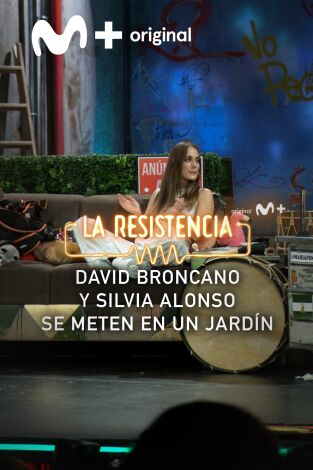 Lo + de las entrevistas de cine y televisión. T(T6). Lo + de las... (T6): Broncano y Silvia Alonso se meten en un jardín - 1.3.2023