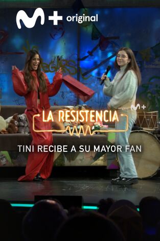 Lo + de las entrevistas de música. T(T6). Lo + de las... (T6): Tini recibe a su mayor fan - 7.3.2023