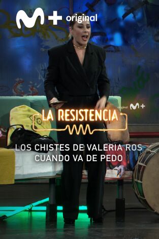 Lo + de los colaboradores. T(T7). Lo + de los... (T7): Valeria prueba chistes en La Resistencia - 05.12.23
