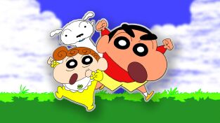 Shin Chan. T(T1). Shin Chan (T1): Ep.849 ¡Eh, que probamos el yoga perruno!/¡Eh, que nos inventamos un ataque nuevo!/¡Eh#COMMA...