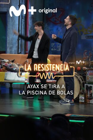 Lo + de los invitados. T(T7). Lo + de los... (T7): Ayax se lanza a la piscina de bolas 13.03.24