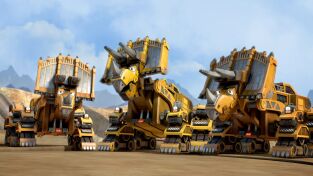 Dinotrux. T(T1). Dinotrux (T1): Ty y Revvit
