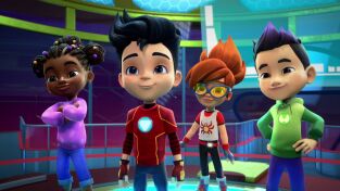 Iron Man y su superequipo. T(T1). Iron Man y su... (T1): Bebé visión / La aventura de carreras de Ironheart