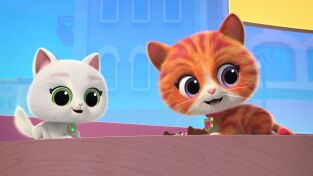 SuperKitties. T(T1). SuperKitties (T1): Problema alimentario / Láser saltarín