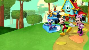 Disney Junior Mickey Mouse Funhouse. T(T1). Disney Junior... (T1): ¡Mickey el valiente!