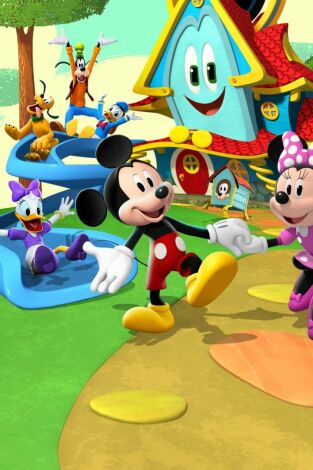 Disney Junior Mickey Mouse Funhouse. T(T1). Disney Junior... (T1): ¡El poderoso Goof! / Juegos en el mundo de los lápices de colores