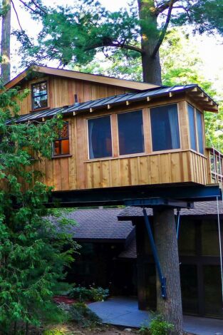 Mi casa en un árbol. Mi casa en un árbol: Doble espectáculo arquitectónico