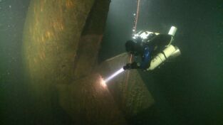 El submarino hundido de los nazis