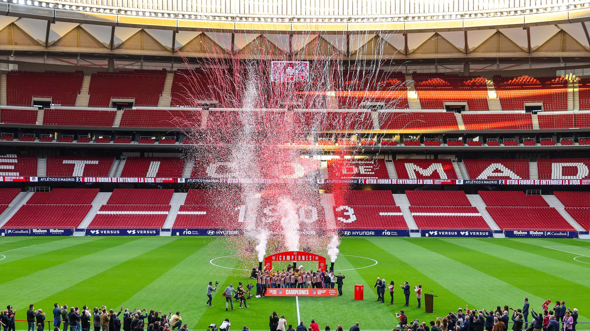 Atlético de Madrid Campeón de Liga 20-21. Especial entrega de la Copa