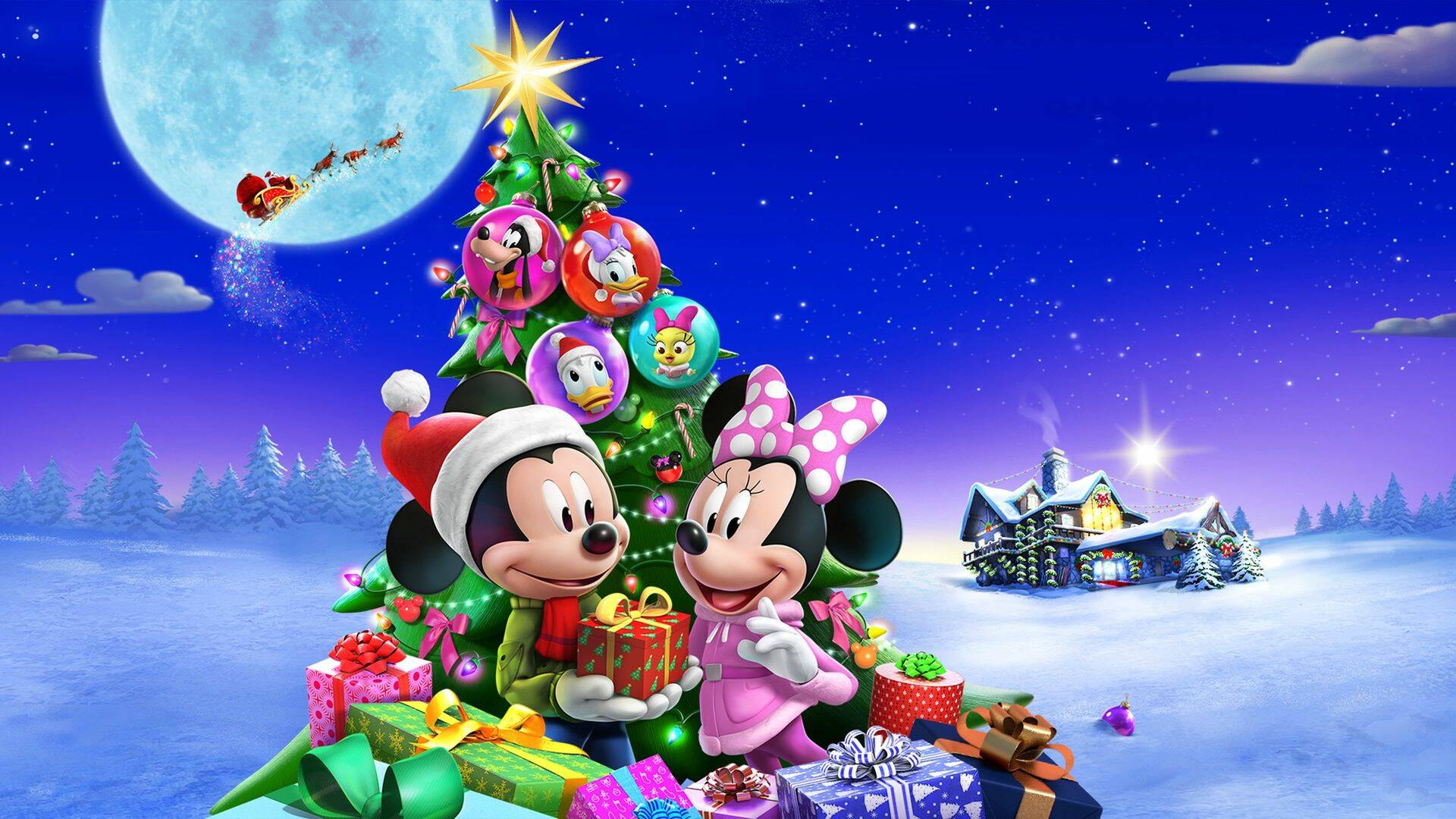 Mickey y Minnie y el deseo de Navidad