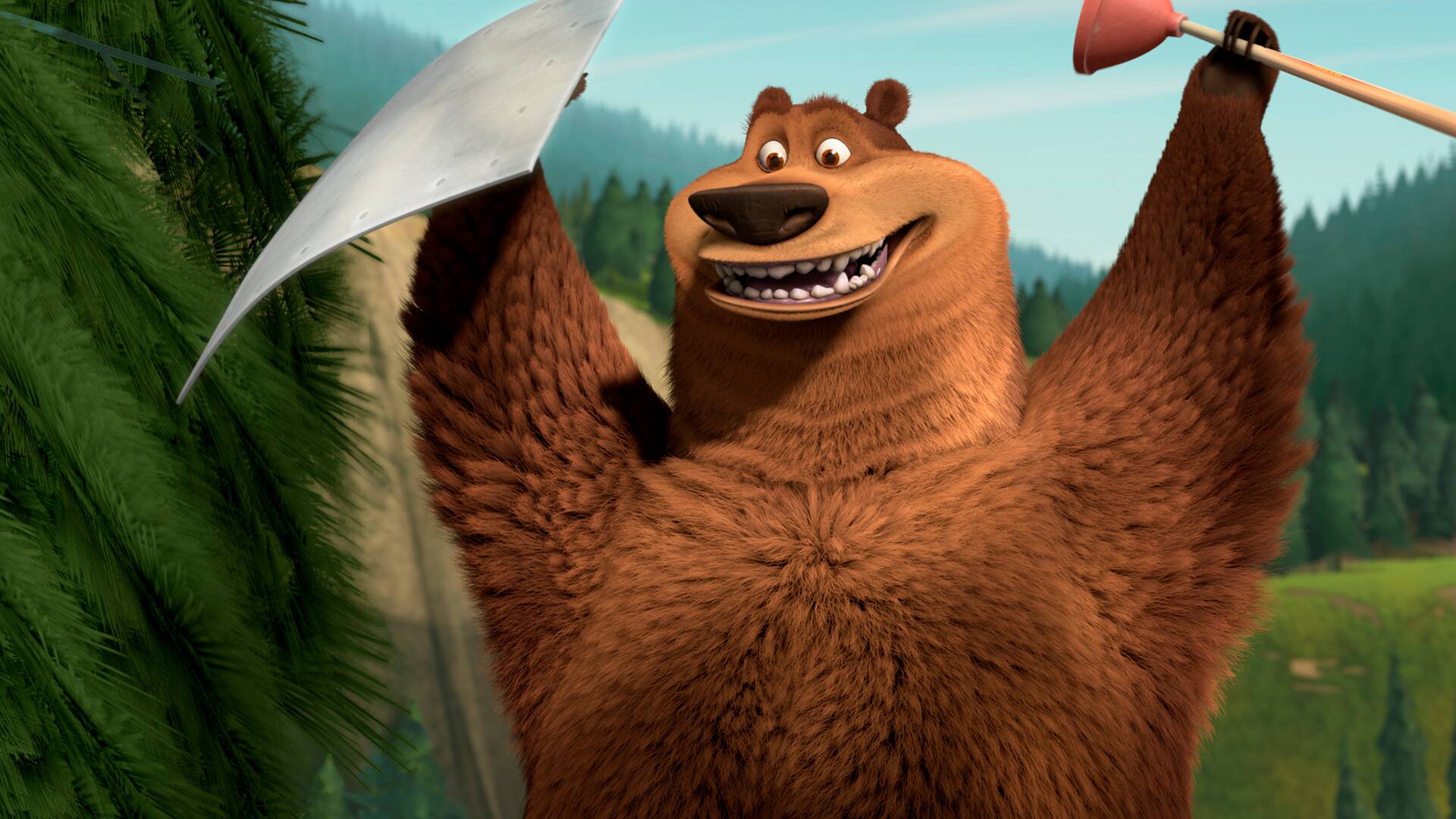 Colegas en el bosque