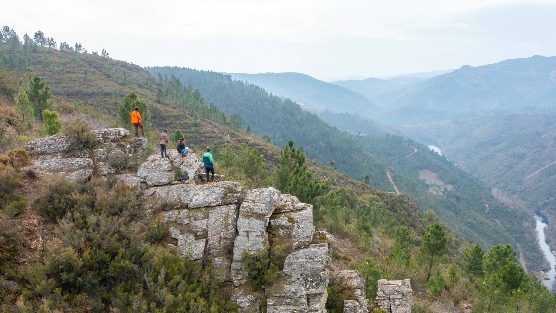 Monteando en Vinhais de Portugal