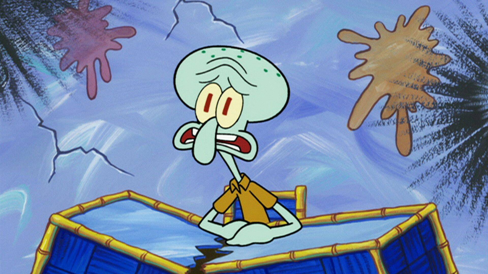 Bob Esponja (T7): Un día sin lágrimas; Trabajo de verano