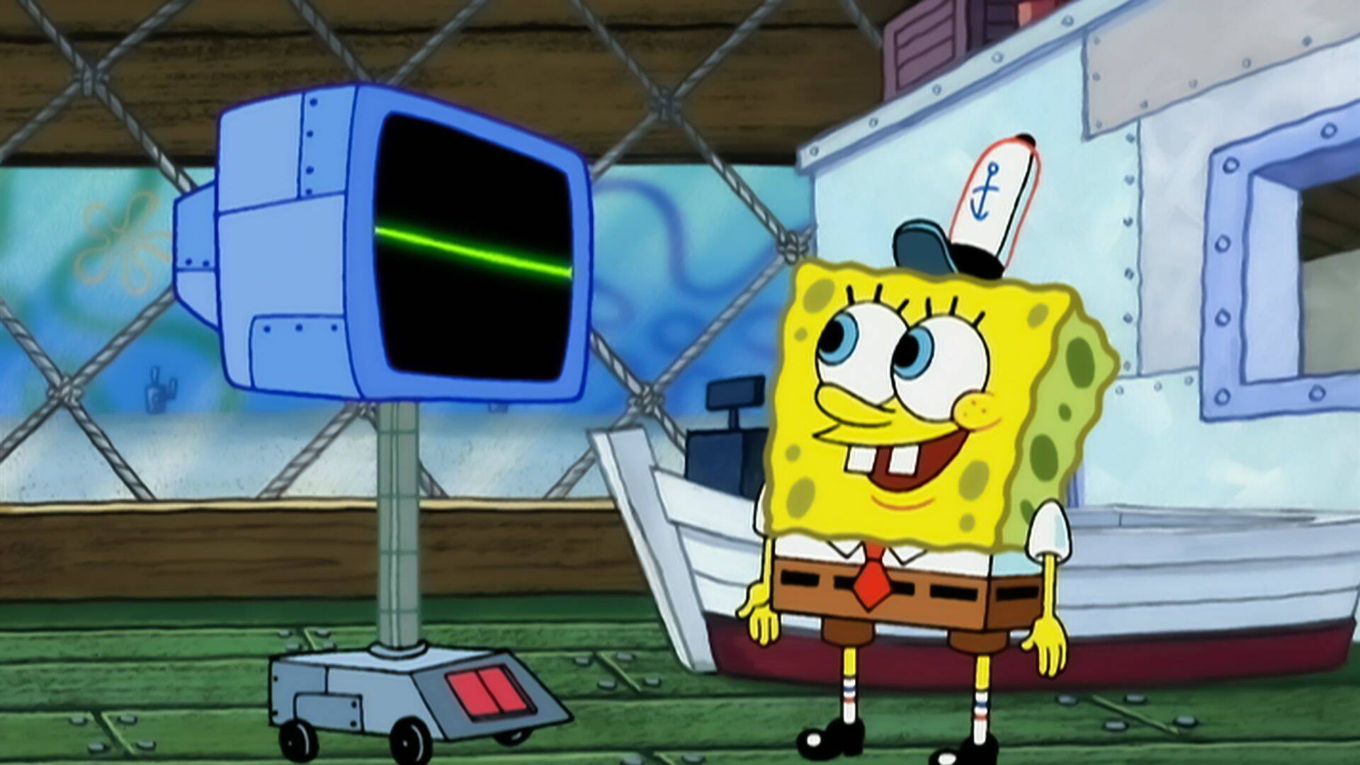 Bob Esponja (T5): Esponja negra; Mermaid Man vs. Sponge