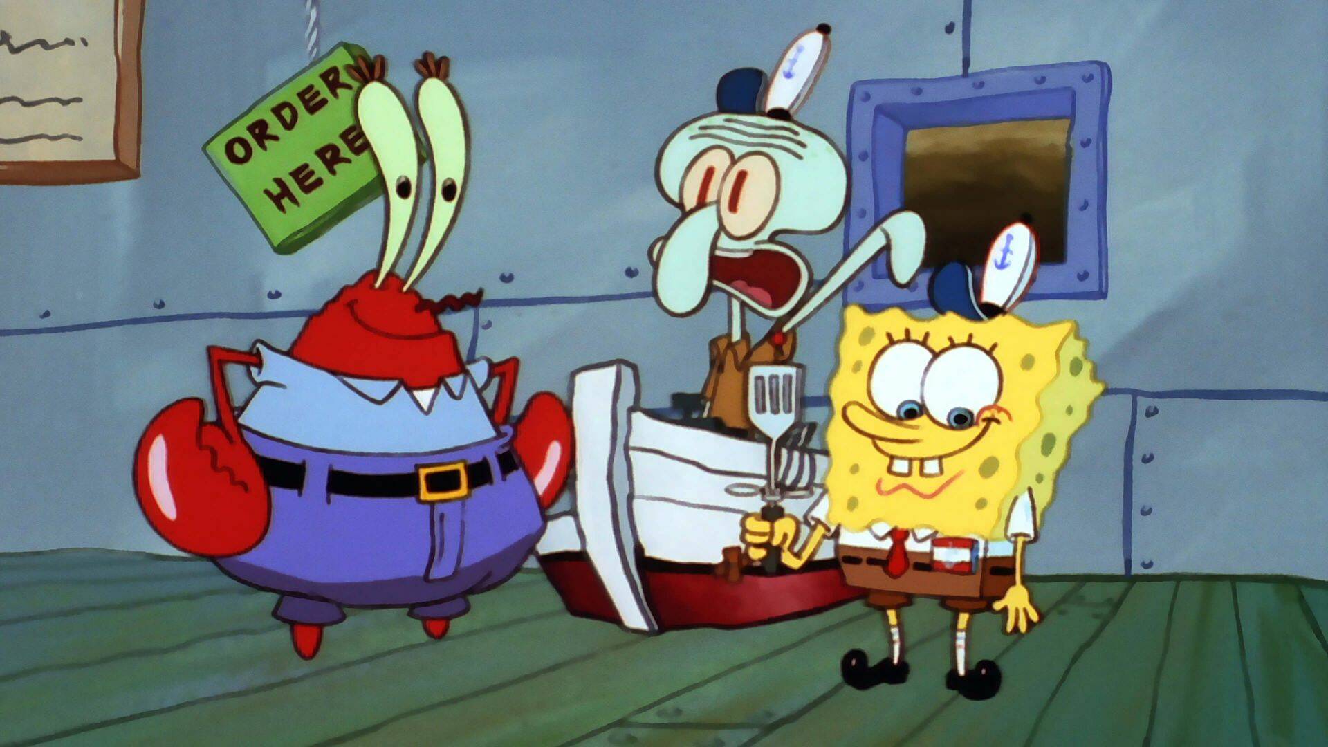 Bob Esponja (T1): ¡Arrgh!; Fondo de roca