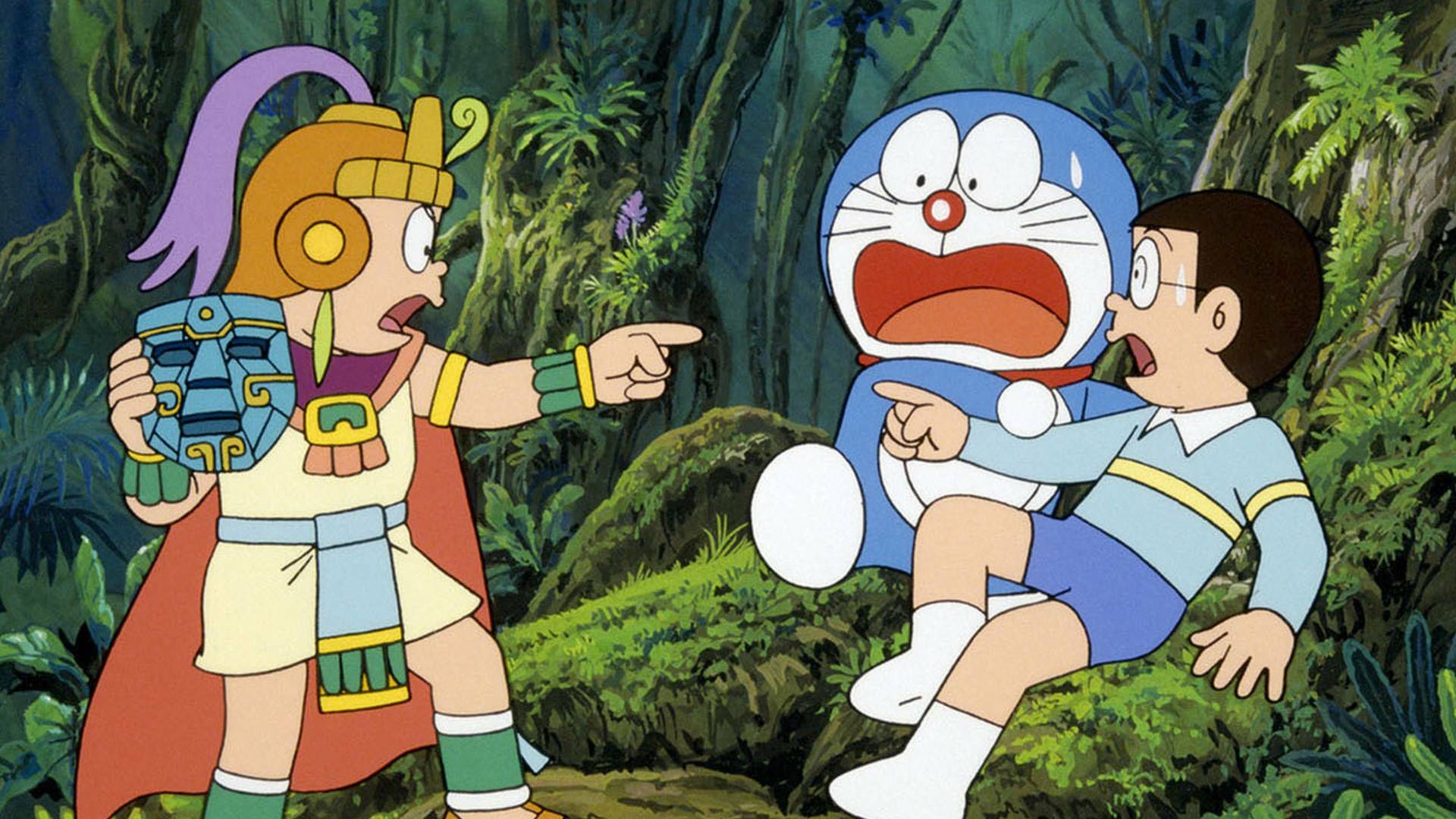 Doraemon viaja al mágico mundo de las aves