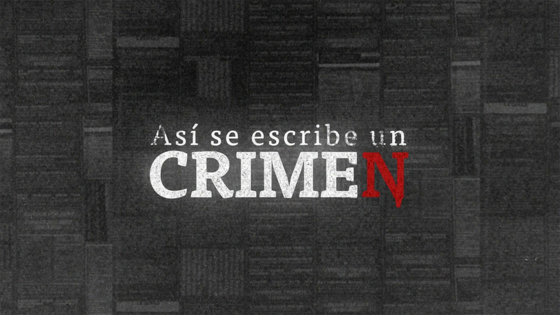 Así se escribe un crimen 