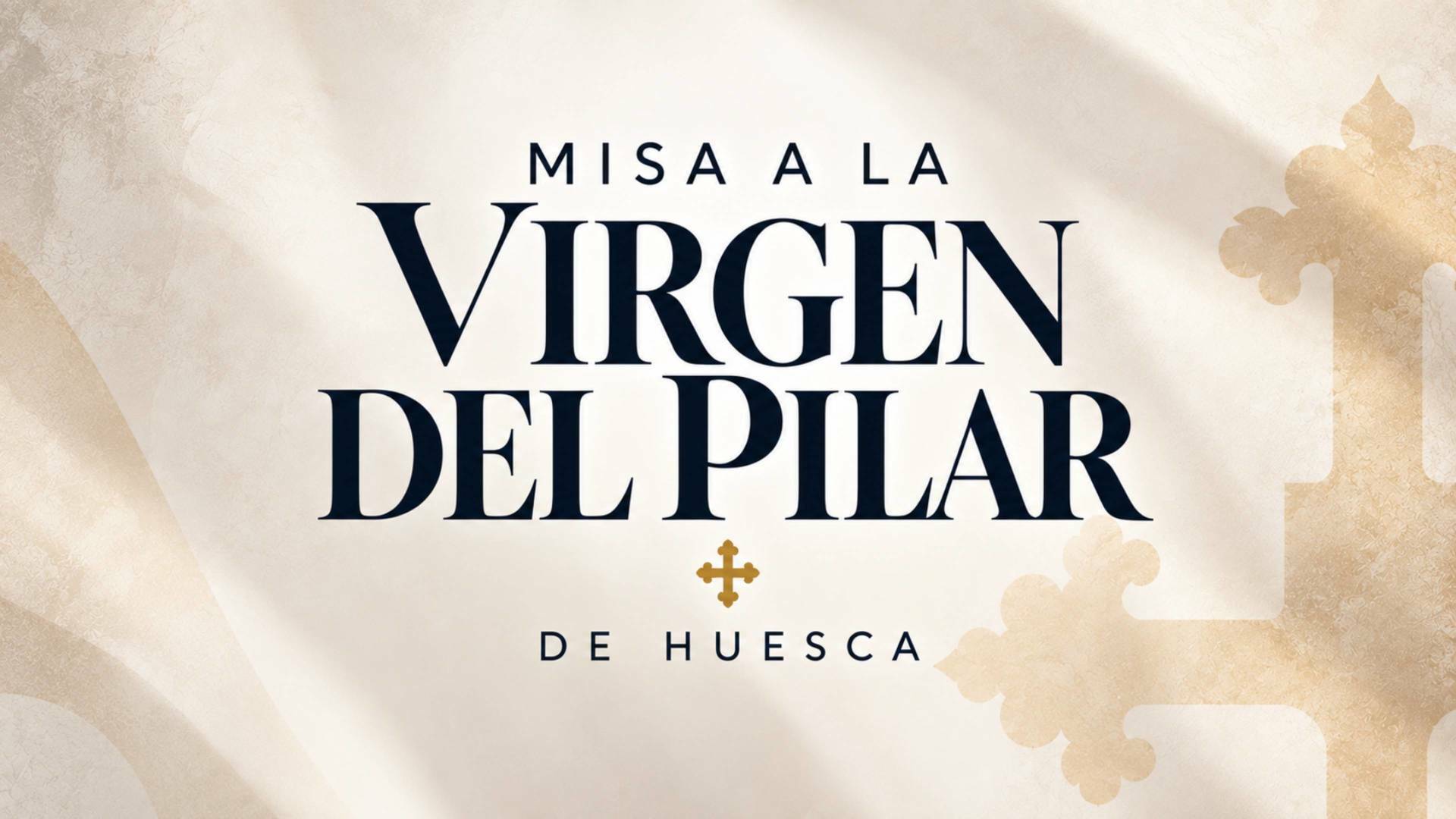 Misa A La Virgen Del Pilar Desde Huesca