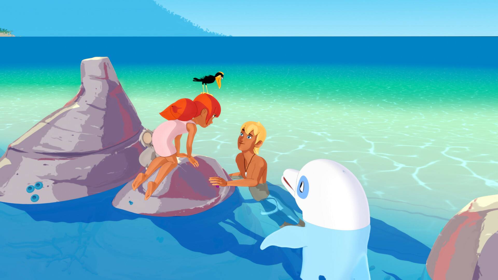 Oum, le dauphin blanc