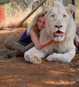 Mia y el león blanco