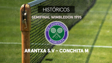 Imagen de Wimbledon (1995): Arantxa Sánchez Vicario - Conchita Martínez. Semifinal - 2