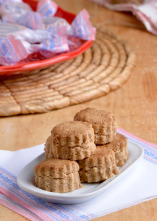 Postres caseros... (T1): Linzer torte con estrellas y Polvorones tradicionales