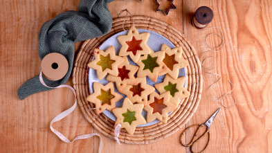 Postres caseros... (T1): Galletas acristaladas y Carlota de chocolate blanco