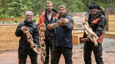 Locos por las motosierras: Cadena de madera